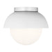 Visual Comfort Studio Canada - One Light Flush Mount - Hyde - Matte White- Union Lighting Luminaires Decor