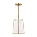 Visual Comfort Studio Canada - One Light Pendant - Cortes - Satin Brass- Union Lighting Luminaires Decor