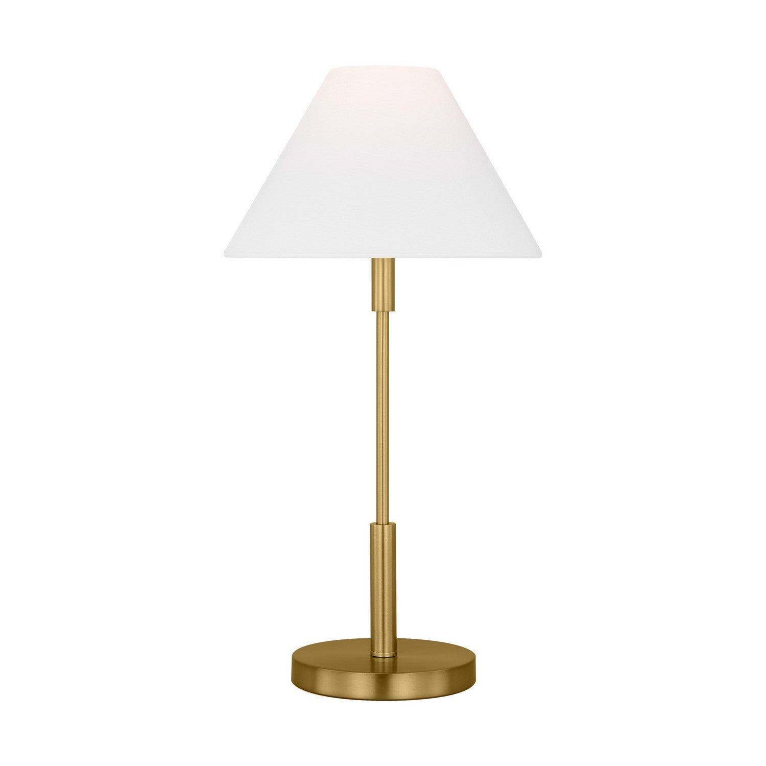 Visual Comfort Studio Canada - One Light Table Lamp - Porteau - Satin Brass- Union Lighting Luminaires Decor