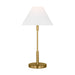 Visual Comfort Studio Canada - One Light Table Lamp - Porteau - Satin Brass- Union Lighting Luminaires Decor