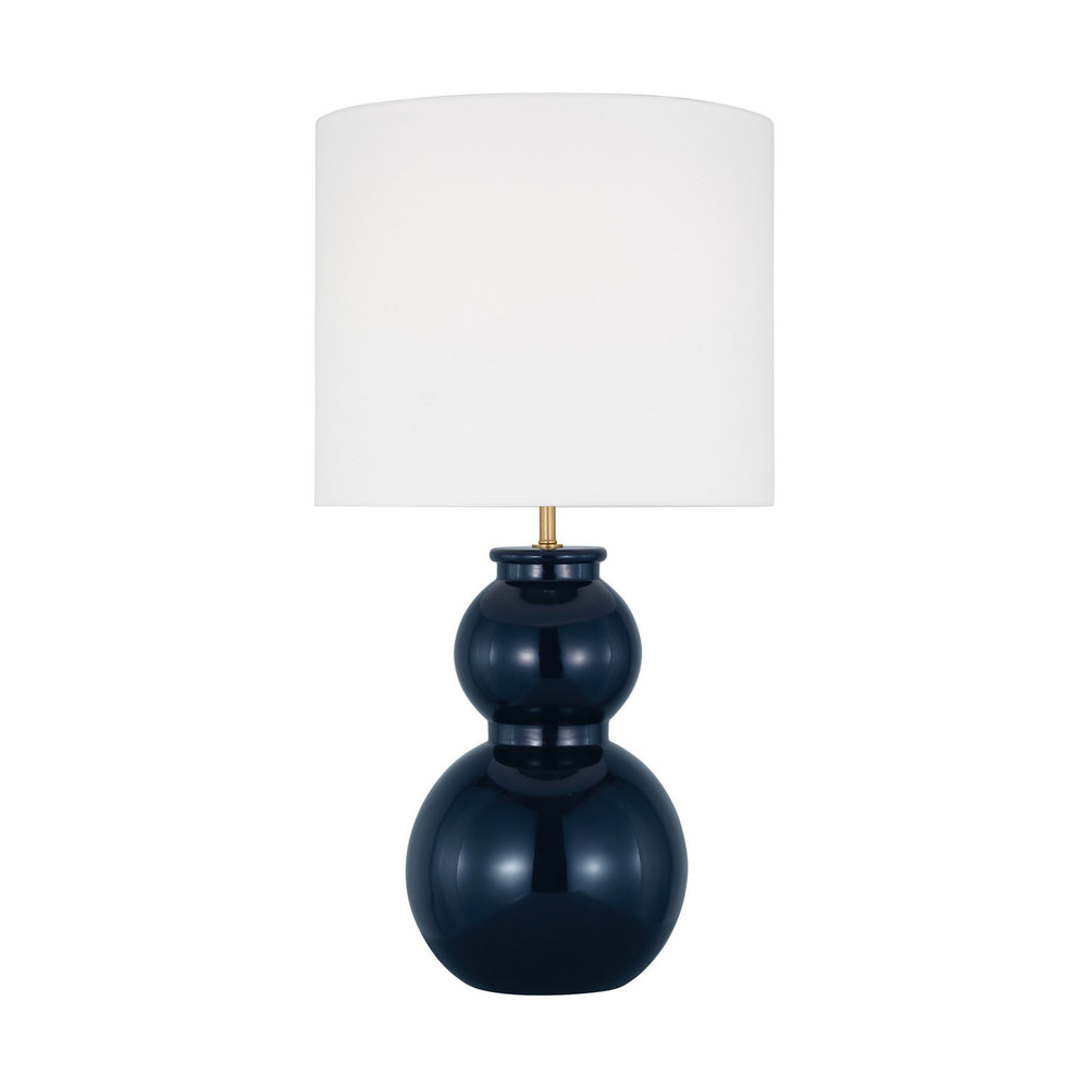 Visual Comfort Studio Canada - One Light Table Lamp - Buckley - Gloss Navy- Union Lighting Luminaires Decor