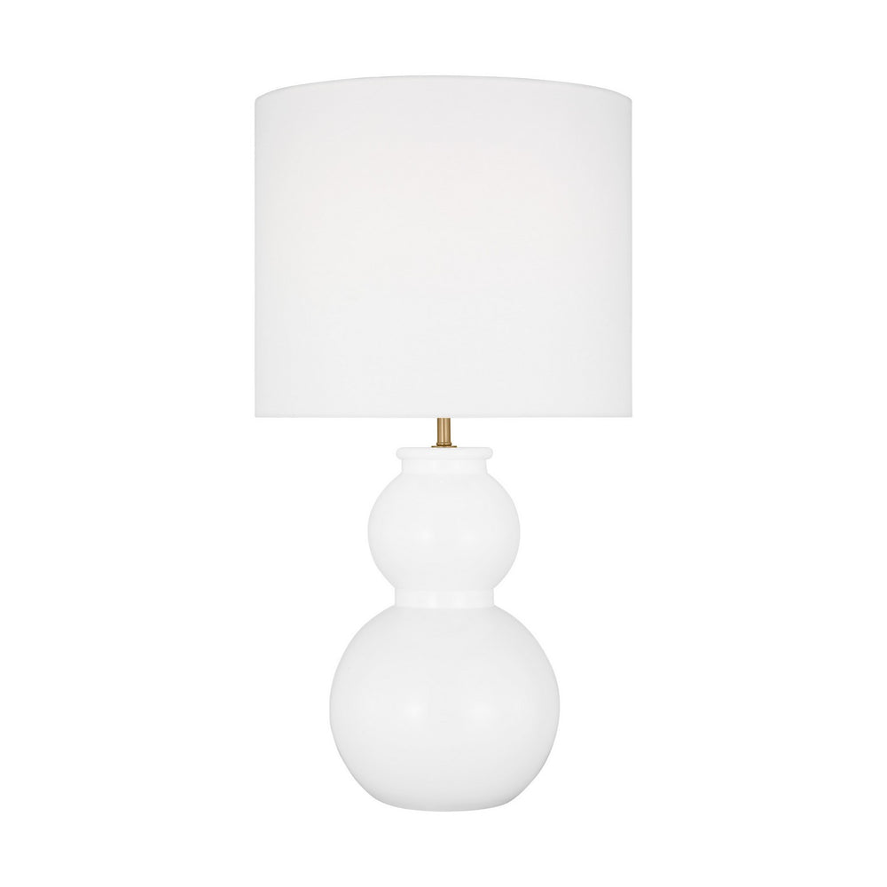 Visual Comfort Studio Canada - One Light Table Lamp - Buckley - Gloss White- Union Lighting Luminaires Decor