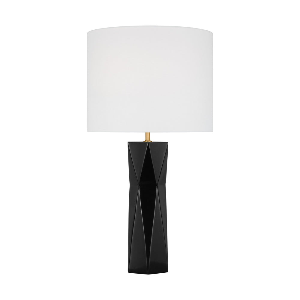 Visual Comfort Studio Canada - One Light Table Lamp - Fernwood - Gloss Black- Union Lighting Luminaires Decor
