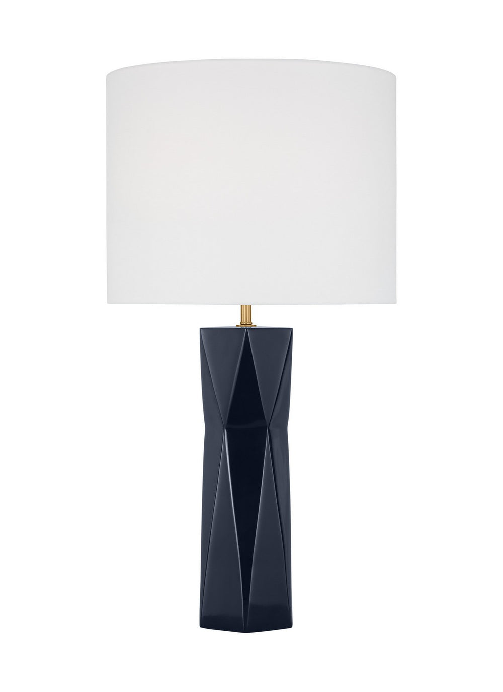 Visual Comfort Studio Canada - One Light Table Lamp - Fernwood - Gloss Navy- Union Lighting Luminaires Decor