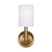 Visual Comfort Studio Canada - One Light Bath Vanity - Egmont - Satin Brass- Union Lighting Luminaires Decor