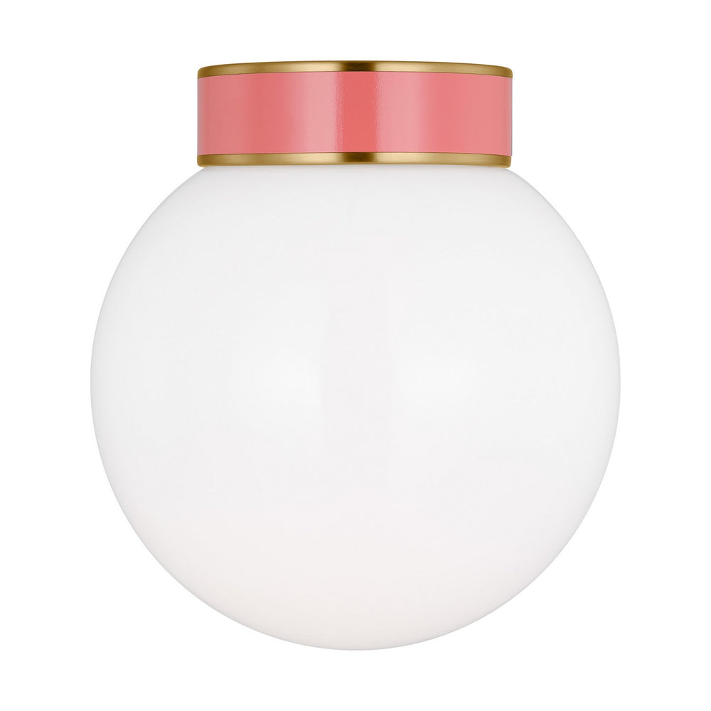 Visual Comfort Studio Canada - One Light Flush Mount - Monroe - Burnished Brass- Union Lighting Luminaires Decor