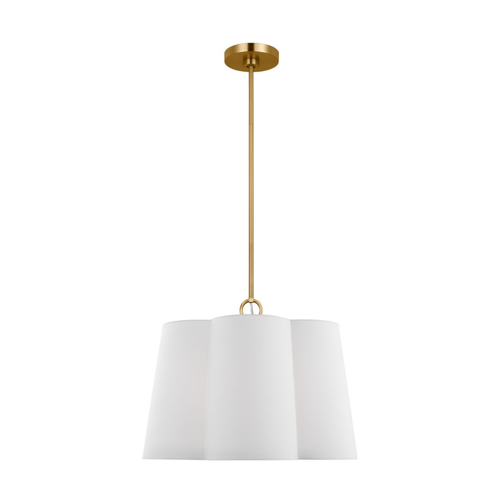 Visual Comfort Studio Canada - Three Light Pendant - Bronte - Burnished Brass- Union Lighting Luminaires Decor