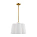 Visual Comfort Studio Canada - Three Light Pendant - Bronte - Burnished Brass- Union Lighting Luminaires Decor
