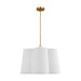 Visual Comfort Studio Canada - Four Light Pendant - Bronte - Burnished Brass- Union Lighting Luminaires Decor
