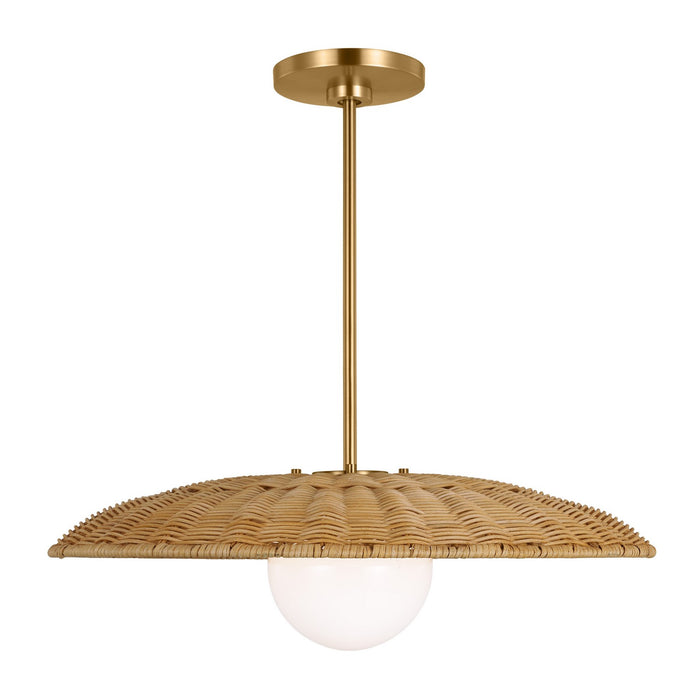 Visual Comfort Studio Canada - One Light Pendant - Mari - Burnished Brass- Union Lighting Luminaires Decor