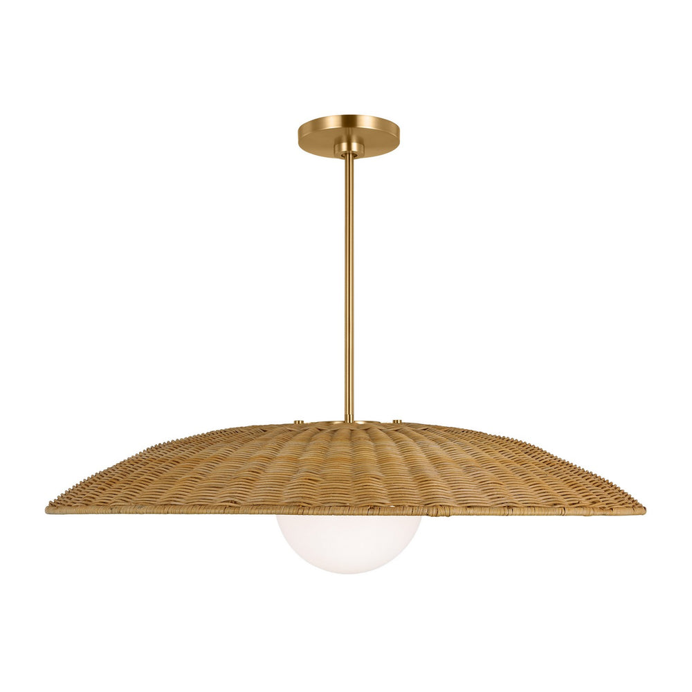 Visual Comfort Studio Canada - One Light Pendant - Mari - Burnished Brass- Union Lighting Luminaires Decor