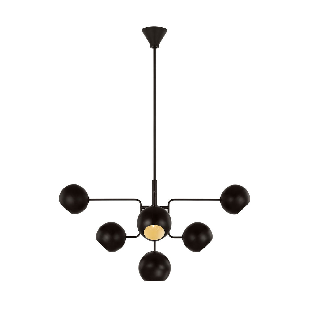 Visual Comfort Studio Canada - Eight Light Chandelier - Chaumont - Aged Iron- Union Lighting Luminaires Decor