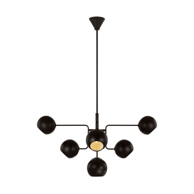 Visual Comfort Studio Canada - Eight Light Chandelier - Chaumont - Aged Iron- Union Lighting Luminaires Decor