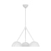 Visual Comfort Studio Canada - Three Light Chandelier - Beaunay - Cast Plaster- Union Lighting Luminaires Decor