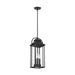 Visual Comfort Studio Canada - Three Light Outdoor Pendant - Wellsworth - Textured Black- Union Lighting Luminaires Decor