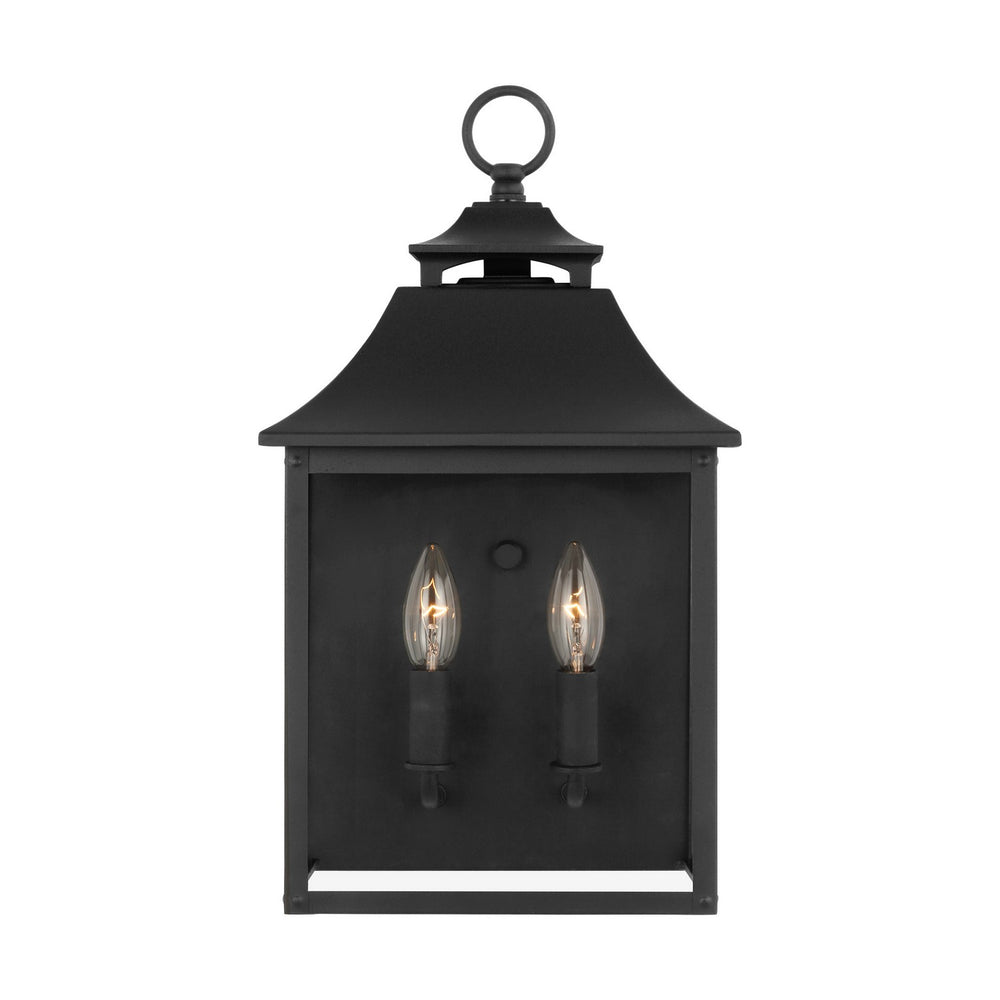 Visual Comfort Studio Canada - Two Light Outdoor Wall Sconce - Galena - Textured Black- Union Lighting Luminaires Decor