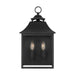 Visual Comfort Studio Canada - Two Light Outdoor Wall Sconce - Galena - Textured Black- Union Lighting Luminaires Decor