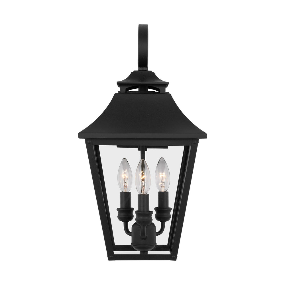 Visual Comfort Studio Canada - Three Light Outdoor Wall Sconce - Galena - Textured Black- Union Lighting Luminaires Decor