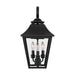 Visual Comfort Studio Canada - Three Light Outdoor Wall Sconce - Galena - Textured Black- Union Lighting Luminaires Decor