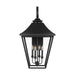 Visual Comfort Studio Canada - Four Light Outdoor Wall Sconce - Galena - Textured Black- Union Lighting Luminaires Decor