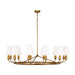 Visual Comfort Studio Canada - 12 Light Chandelier - Ziba - Antique Gild- Union Lighting Luminaires Decor