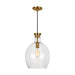 Visual Comfort Studio Canada - One Light Pendant - Vaso - Burnished Brass- Union Lighting Luminaires Decor