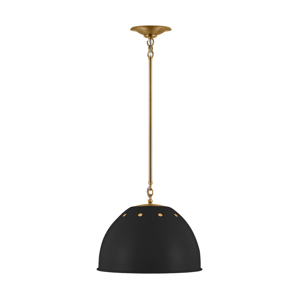Visual Comfort Studio Canada - One Light Pendant - Robbie - Midnight Black- Union Lighting Luminaires Decor