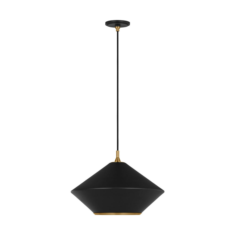 Visual Comfort Studio Canada - One Light Pendant - Stanza - Midnight Black- Union Lighting Luminaires Decor