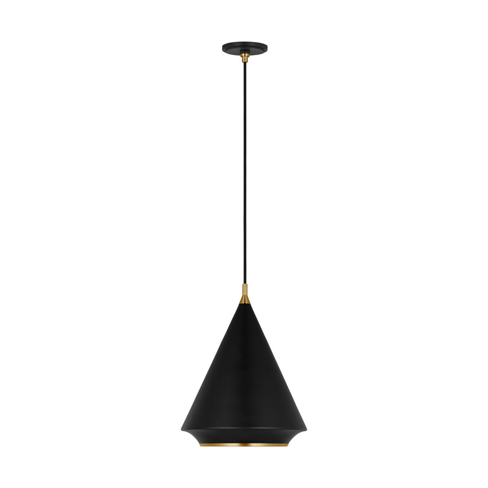 Visual Comfort Studio Canada - One Light Pendant - Stanza - Midnight Black- Union Lighting Luminaires Decor