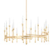 Hudson Valley Canada - 18 Light Chandelier - Hathaway - Vintage Gold Leaf- Union Lighting Luminaires Decor