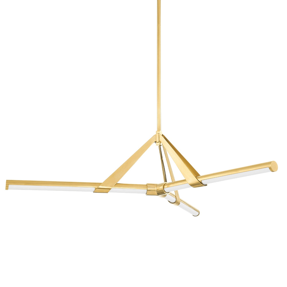 Hudson Valley Canada - LED Chandelier - Jonas - Aged Brass- Union Lighting Luminaires Decor