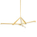 Hudson Valley Canada - LED Chandelier - Jonas - Aged Brass- Union Lighting Luminaires Decor