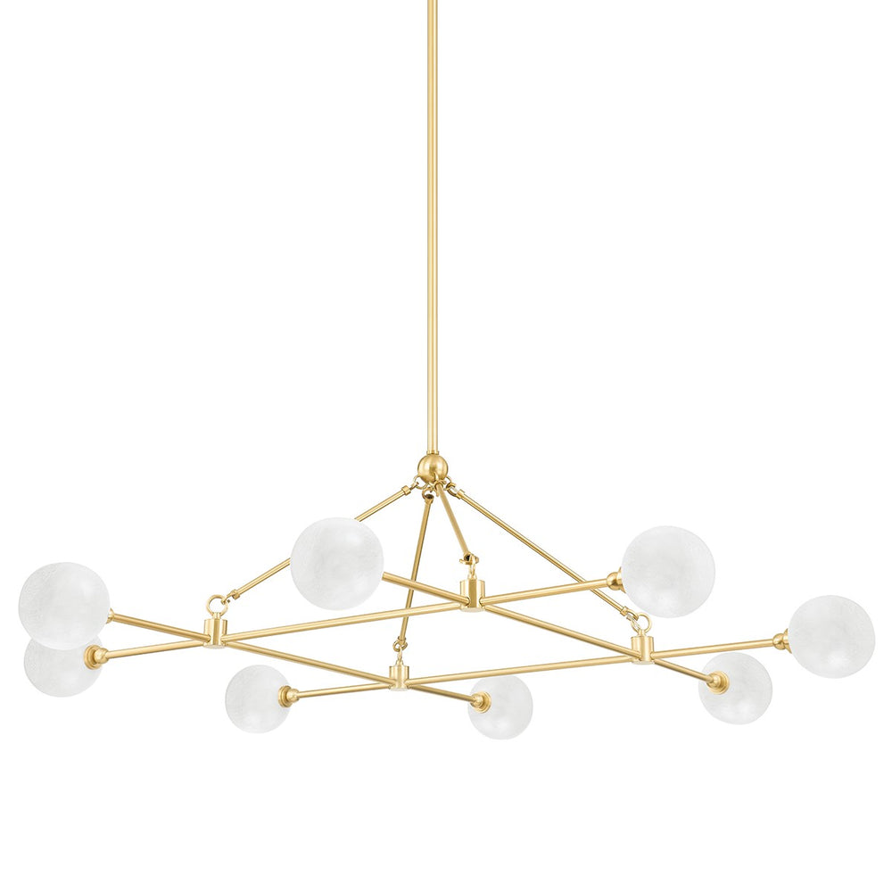 Hudson Valley Canada - LED Chandelier - Andrews - Aged Brass- Union Lighting Luminaires Decor