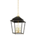 Hudson Valley Canada - Four Light Lantern - Natick - Aged Brass- Union Lighting Luminaires Decor