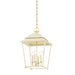 Hudson Valley Canada - Four Light Lantern - Natick - Aged Brass- Union Lighting Luminaires Decor