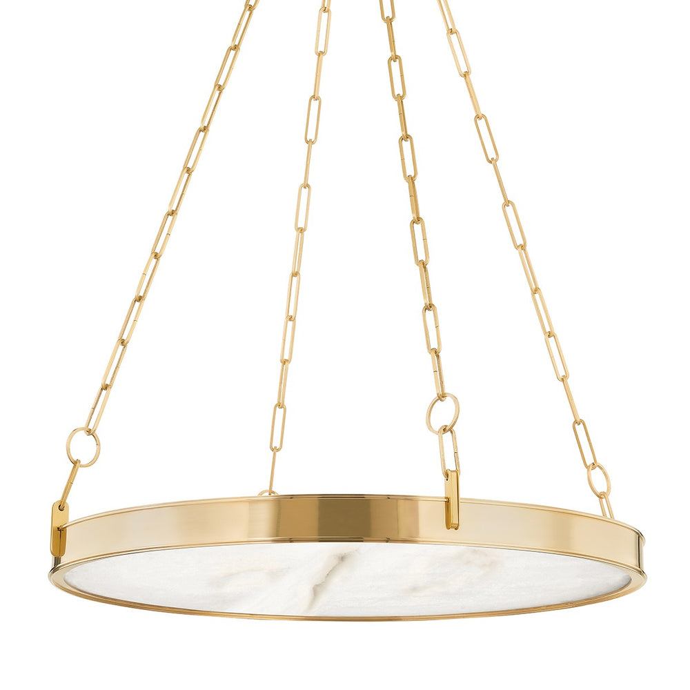 Hudson Valley Canada - LED Chandelier - Kirby - Aged Brass- Union Lighting Luminaires Decor