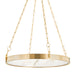 Hudson Valley Canada - LED Chandelier - Kirby - Aged Brass- Union Lighting Luminaires Decor