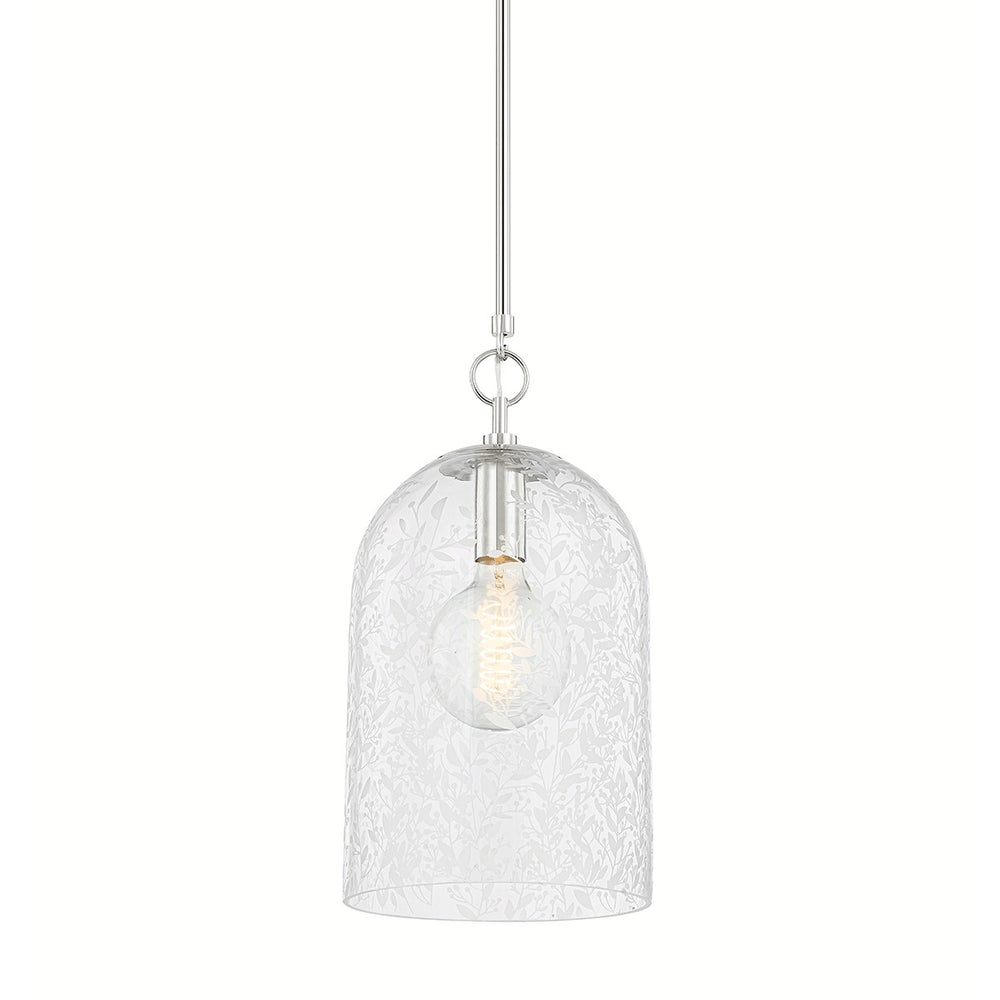 Hudson Valley Canada - One Light Pendant - Belleville - Polished Nickel- Union Lighting Luminaires Decor