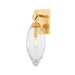 Hudson Valley Canada - One Light Wall Sconce - Nantucket - Aged Brass- Union Lighting Luminaires Decor