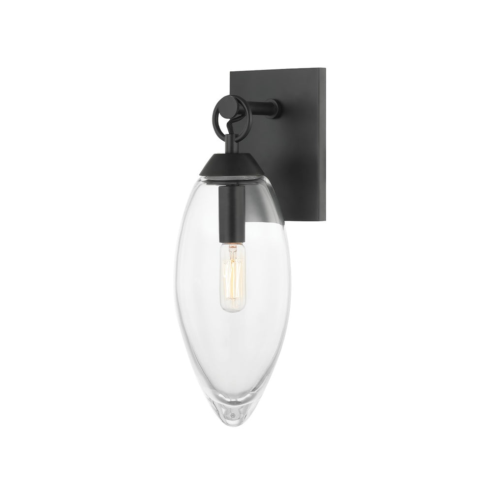Hudson Valley Canada - One Light Wall Sconce - Nantucket - Black Brass- Union Lighting Luminaires Decor