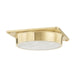 Hudson Valley Canada - LED Flush Mount - Greenwich - Aged Brass- Union Lighting Luminaires Decor