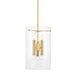 Hudson Valley Canada - Six Light Lantern - Barlow - Aged Brass- Union Lighting Luminaires Decor