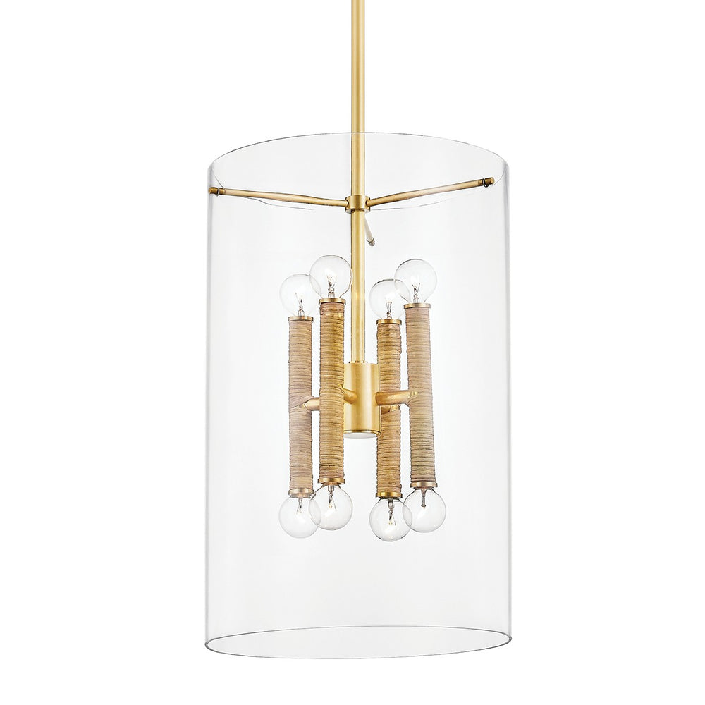 Hudson Valley Canada - Eight Light Lantern - Barlow - Aged Brass- Union Lighting Luminaires Decor