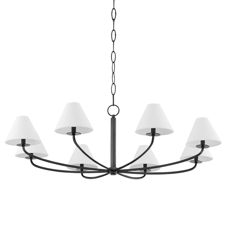 Hudson Valley Canada - Eight Light Chandelier - Stacey - Old Bronze- Union Lighting Luminaires Decor
