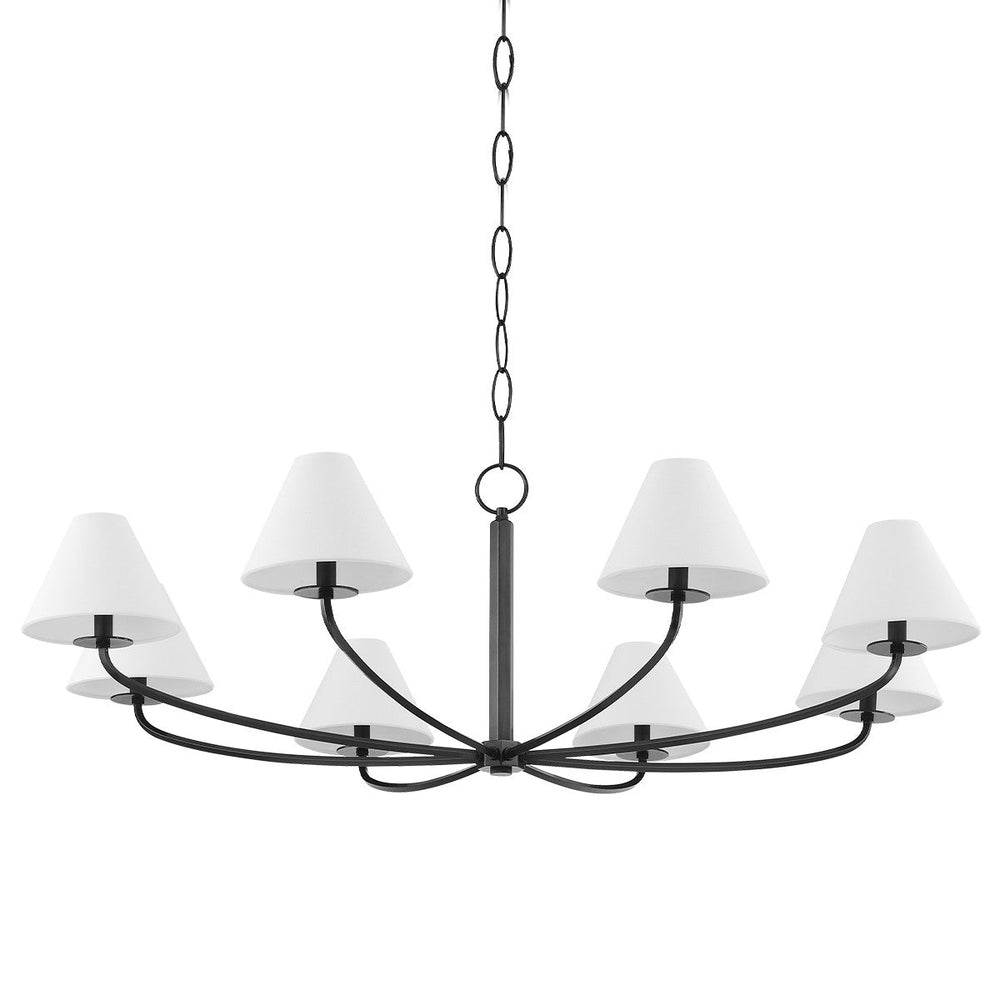 Hudson Valley Canada - Eight Light Chandelier - Stacey - Old Bronze- Union Lighting Luminaires Decor