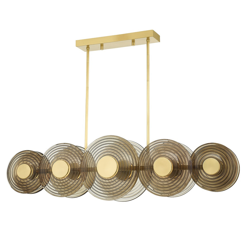 Hudson Valley Canada - LED Island Pendant - Griston - Aged Brass- Union Lighting Luminaires Decor