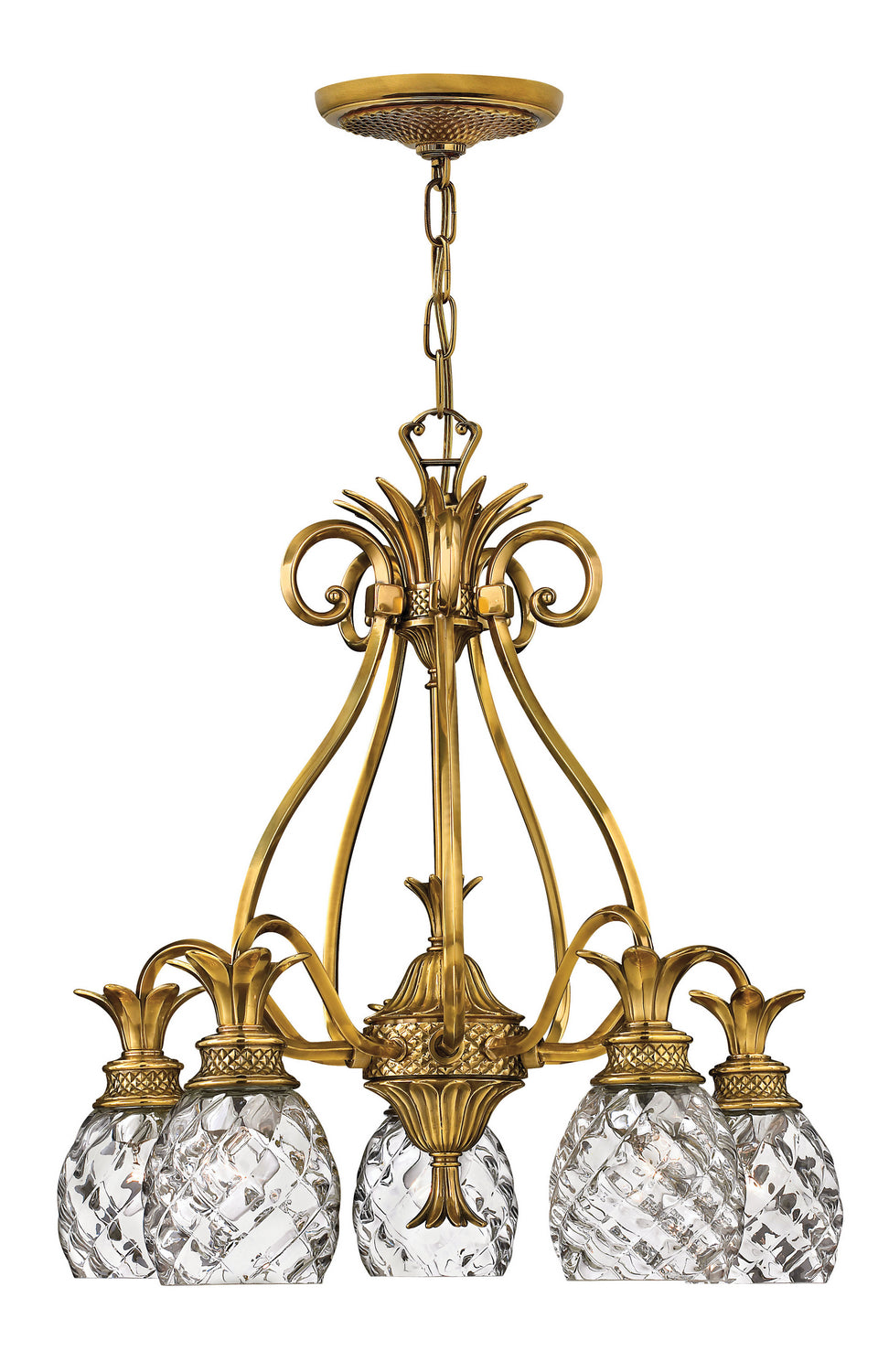 Hinkley Canada - LED Chandelier - Plantation - Burnished Brass- Union Lighting Luminaires Decor