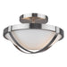 Artcraft Canada - Two Light Flush Mount - Cara - Brushed Nickel- Union Lighting Luminaires Decor