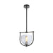 Artcraft Canada - One Light Pendant - Cheshire - Black & Nickel- Union Lighting Luminaires Decor