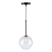 Artcraft Canada - One Light Pendant - Aurelia - Matte Black & Brass- Union Lighting Luminaires Decor